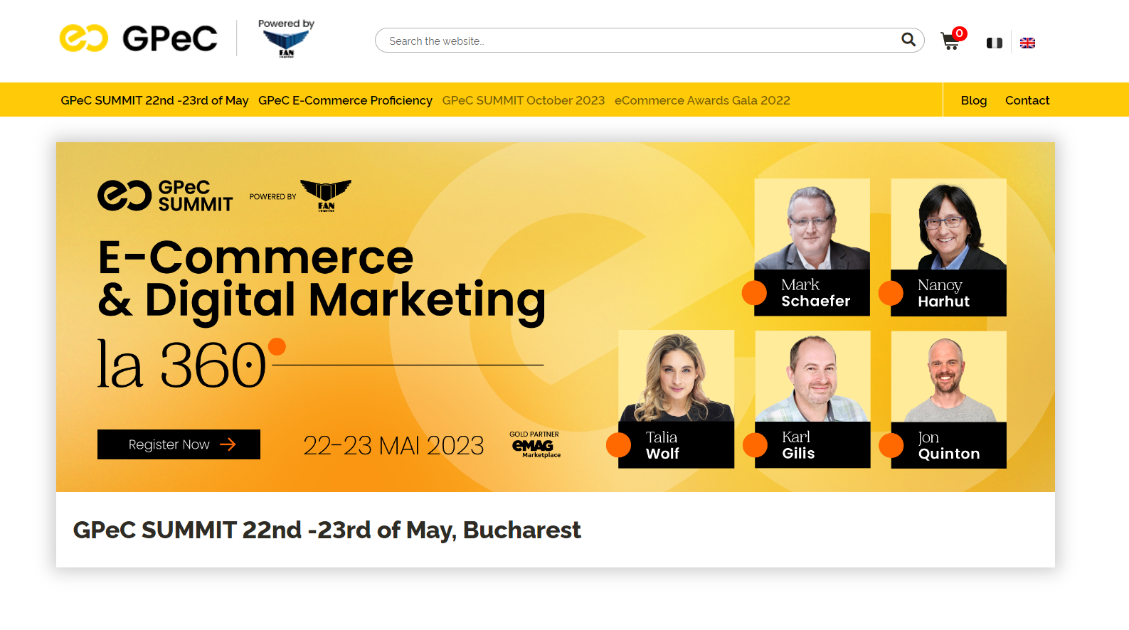 Gpec GPeC SUMMIT | 22-23 май | Букурещ Всичко, което е важно в електронната ...